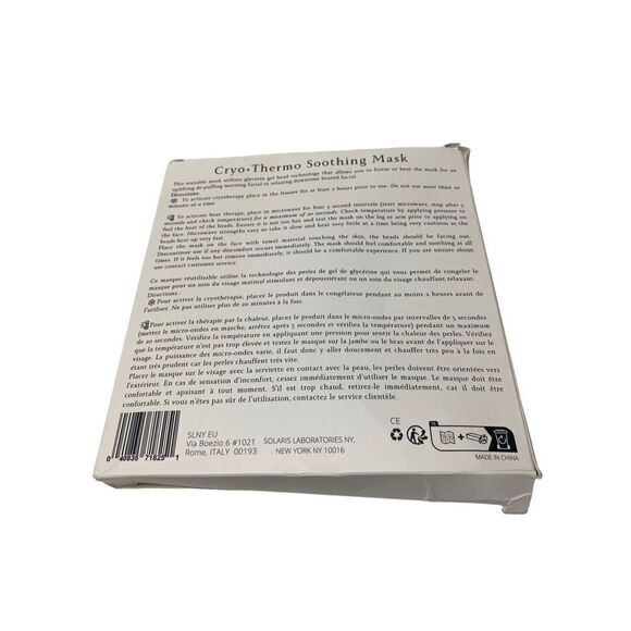 Solaris Laboratories NY Cryo + Thermo Soothing Mask New Open Box - Picture 2 of 6